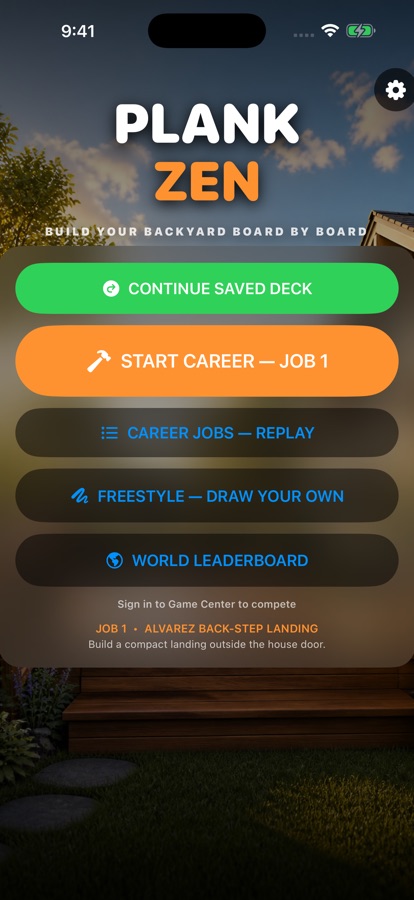 Plank Zen App Store screenshot 1